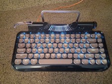 KnewKey RYMEK Typewriter-Style  Mechanical Wireless Keyboard Read Description
