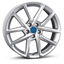 1x BORBET DESIGN N crystal silver 6.5Jx17 5x112 ET38.1