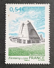 FRANCE 2007 TIMBRE 4087 FIRMINY LE CORBUSIER LOIRE ARCHITECTURE neuf** MNH