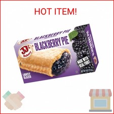 JJ's Bakery Blackberry Snack Pies, Individual Dessert, Fresh-Baked, Perfect for