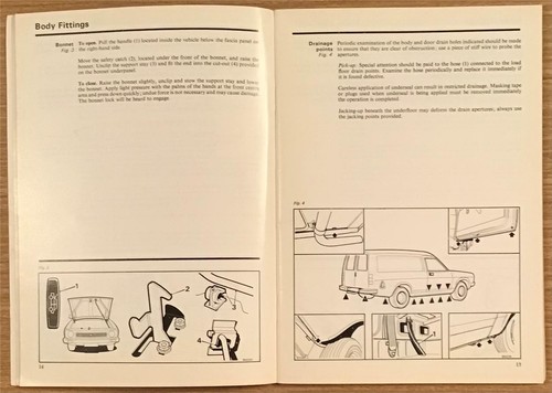 MORRIS 440/575 VAN & 575 PICKUP Drivers Handbook APR 1979 #AKM 4474 3rd Edition - Picture 3 of 6