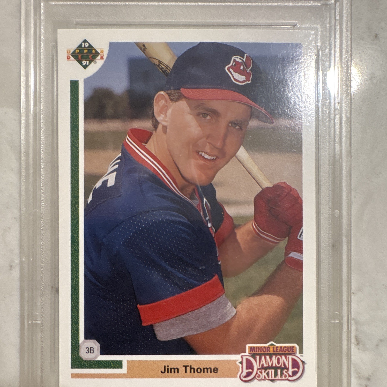 Upper Deck 1991 Final Edition Jim Thome Rookie #17F PSA 10 Graded Baseball Card view 3