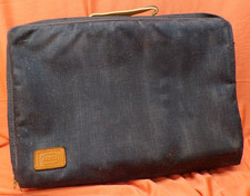 Vintage BMI Blue Cassette Carry Bag Holder Case For 30/60 Tapes