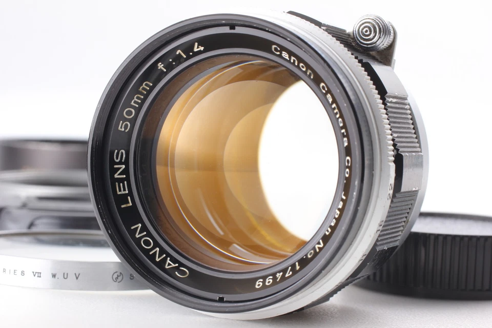[MINT w/Hood Filter] Canon 50mm f/1.4 Lens LTM L39 Leica Screw Mount From JAPAN - Image 4 of 4