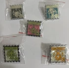 Disney STAMPS only Pins lot of 5