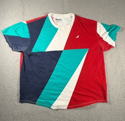 Retro T-Shirt Staple Pigeon Mens Adult 3XL Multi color 80s