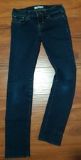 Abercrombie Kids Girls Straight Leg Blue Jeans Size 14 Slim Straight