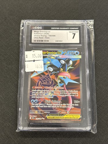 Mega Greninja ex graded CGC 7 for sale on eBay