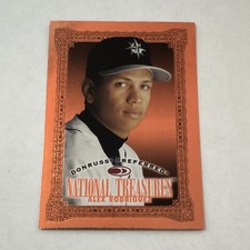 Donruss 1997 Preferred National Treasures Bronze Alex Rodriguez #167 Mariners
