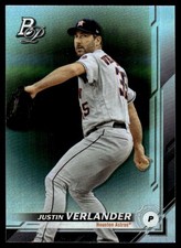 Justin Verlander 2019 Bowman Platinum #10 Astros MLB READ FREE SHIP AutographDen