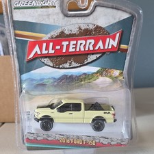 GreenLight All-Terrain 2016 Ford F-150 1:64 Diecast Pickup Truck Unopened Beige