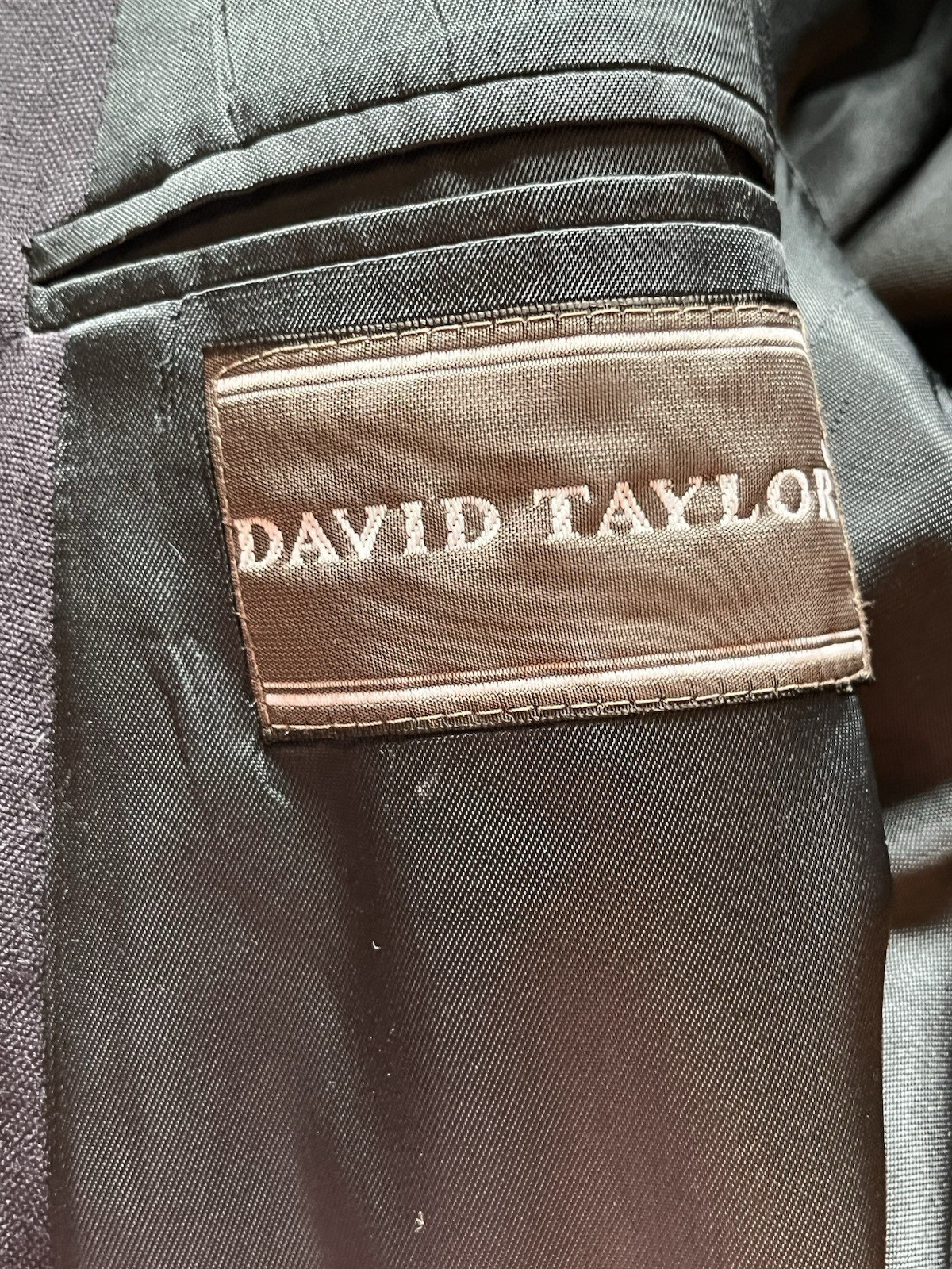 David Taylor Solid Black 2 Button Single Vent Spo… - image 8