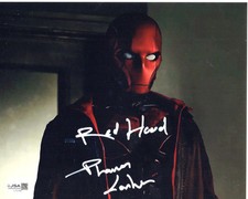 Thomas Lorber signed 8x10 Photo Red Hood - DC's Titans JSA Authentication