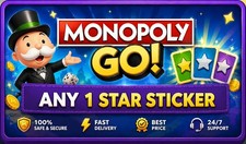 1 x Monopoly Go any 1    star sticker INSTANT SEND 
