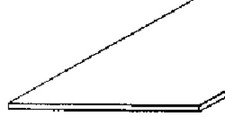 Plastruct Clear Plastic Sheet Copolyester .030 x 7 x 12in pkg(3) SSC-103