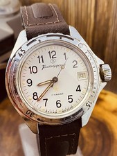 USSR Amphibian Soviet Military Watch Vostok Submarine Komandirskie 2414  8123