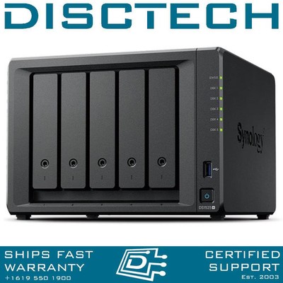 Synology 60TB DS1525+ 5-Bay 5x 12TB Synology Plus 8GB RAM NAS Server