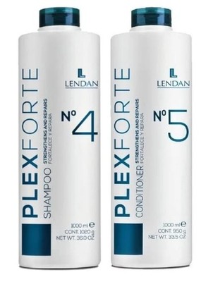 Lendan Plex Forte Shampoo Conditioner Set 18 Fl Oz Pack of 2 Hair Strength Re...