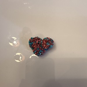 RARE Factory Error Heart Shaped Nerds Gummy Cluster - Collectible Oddity. 