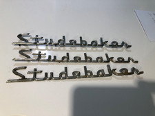 Studebaker Script Emblem Set Of Three Studebaker Script Emblem Set Of Three