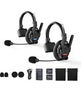 SYNCO XTALK XPRO2 Wireless Intercom Headset System 2.4GHz Communication Headsets