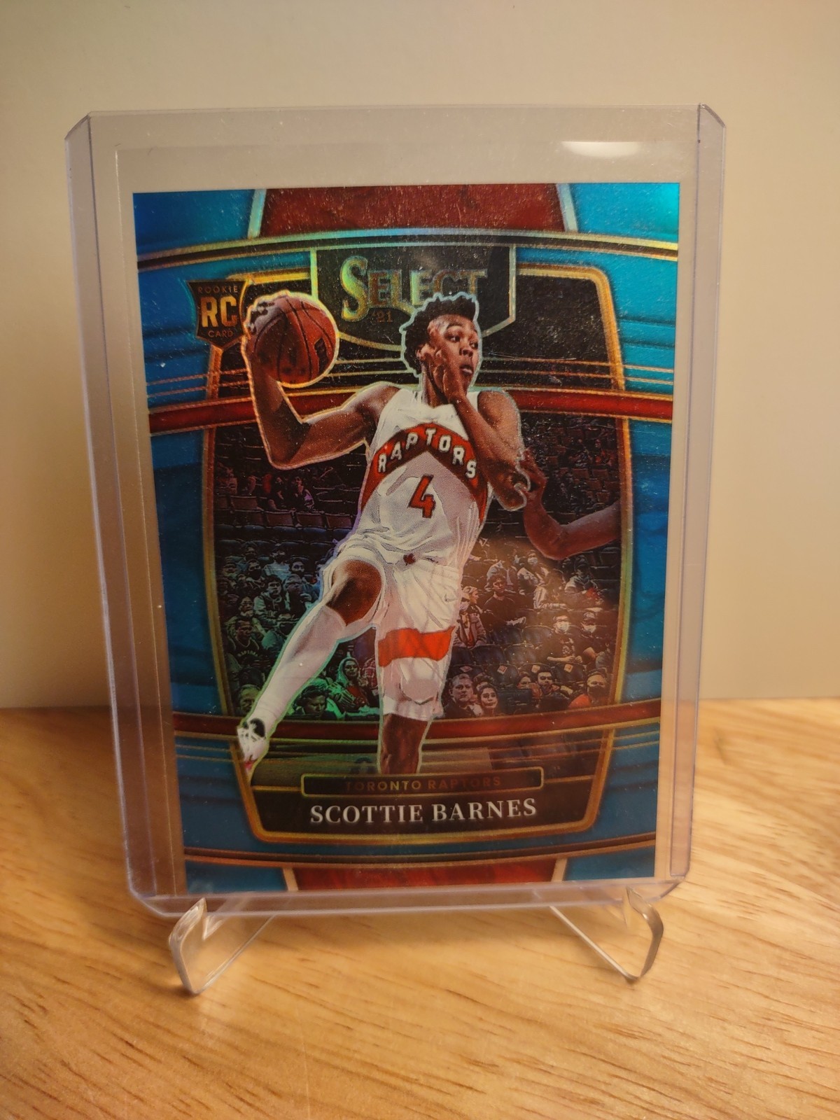 2021-22 Panini Select - Concourse Scottie Barnes #74 Light Blue Prizm /299 (RC)