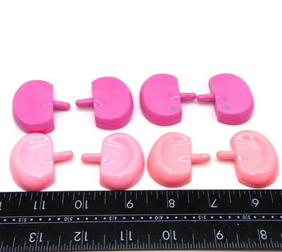 Lot Mr. Potato Head X4 Pairs of Ears Parts Only Ms Mrs Pink Earing