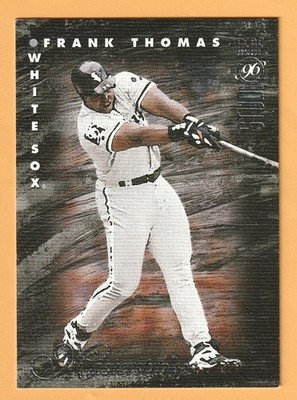1996 Leaf Studio FRANK THOMAS Masterstrokes #D 1499/5000 #6 White Sox LEGEND