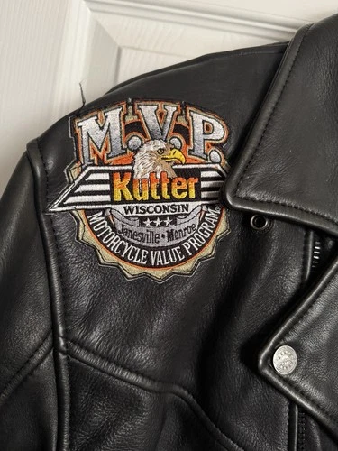 Milwaukee Leather Men’s Jacket (Premium Milled Cowhide)  Vintage Kutter, SOA image 13