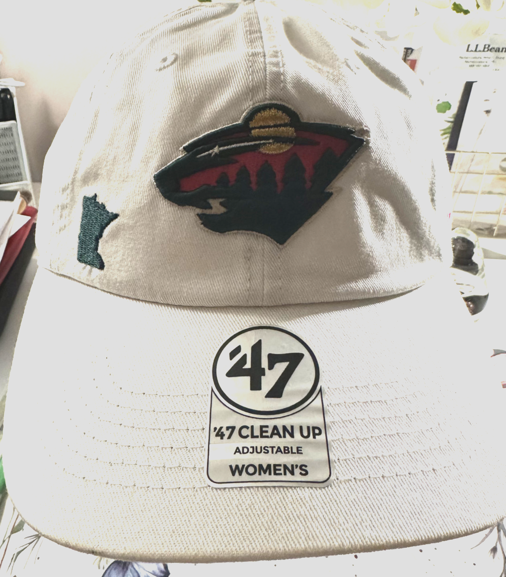 MINNESOTA WILD HAT/ADJUSTABLE/WOMENS/NEW!!