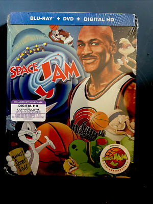 SPACE JAM 20th Anniversary Michael Jordan Bugs Bunny Steelbook DVD