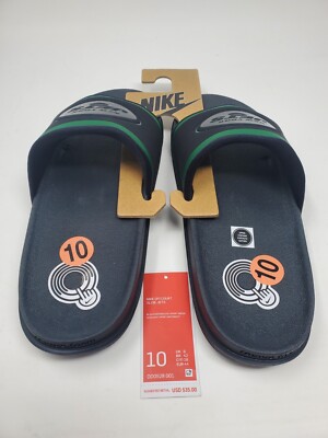 Nike Off Court Mens New York Jets Slides Size 10 Black NWT  display picture 3