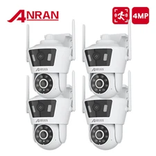 ANRAN 4MP Security Camera Wireless WIFI CCTV 360° PTZ Smart Home Audio