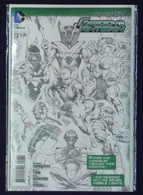 GREEN LANTERN #22 - New 52 - Sketch VARIANT Cover 1:25