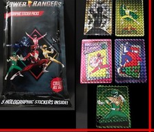 Mighty Morphin Power Rangers Holographic Stickers