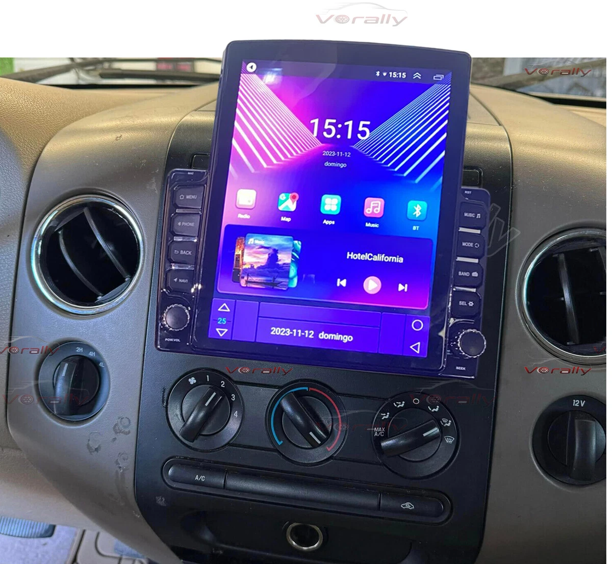 Panel Central Con Bisel De Radio Para Ford F-150 2004-2008