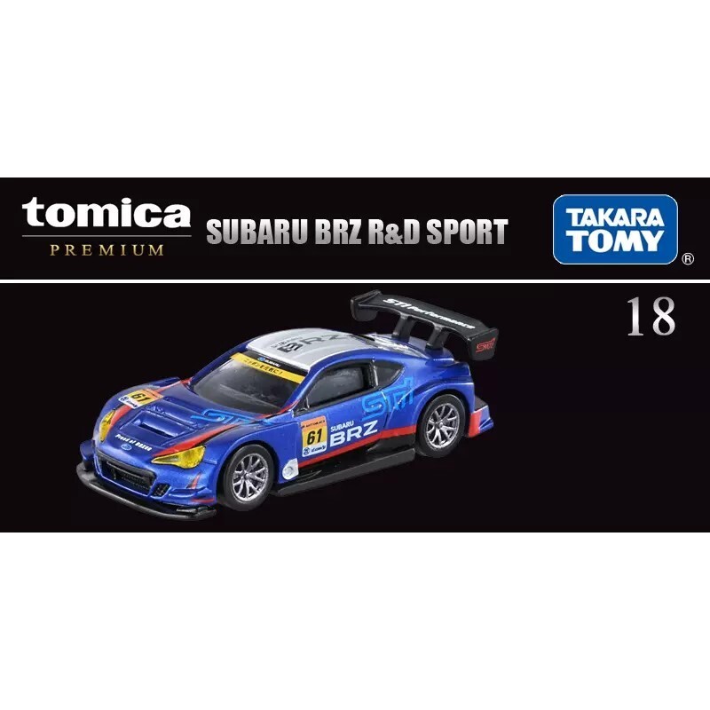 Takara Tomy Tomica Premium TP18 SUBARU BRZ R&D SPROT Diecast Toy