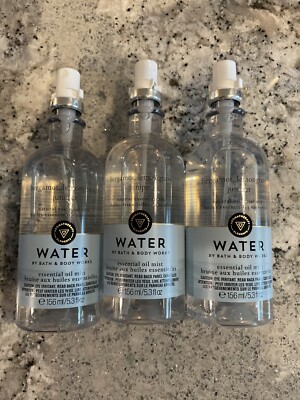 x3 Bath & Body Works Aromatherapy Elements Water Essential Oil Mist