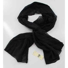 Collection XIIX Large 68" x 40" Black Evening Wrap Scarf NIP SF017