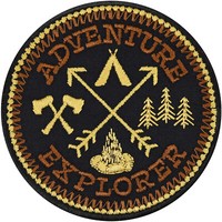 Abzeichen Pfadfinder AufnäHer Naturfreunde AufbüGler Adventure Patch 70X70Mm