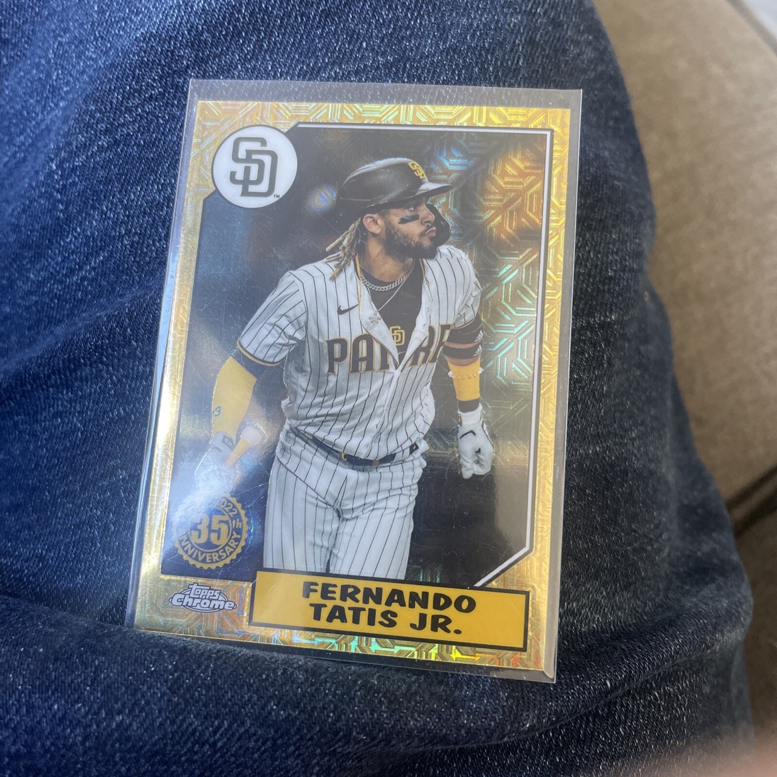 2022 Topps '87 Topps Silver Pack Chrome #T87C100 Fernando Tatis Jr. Padres