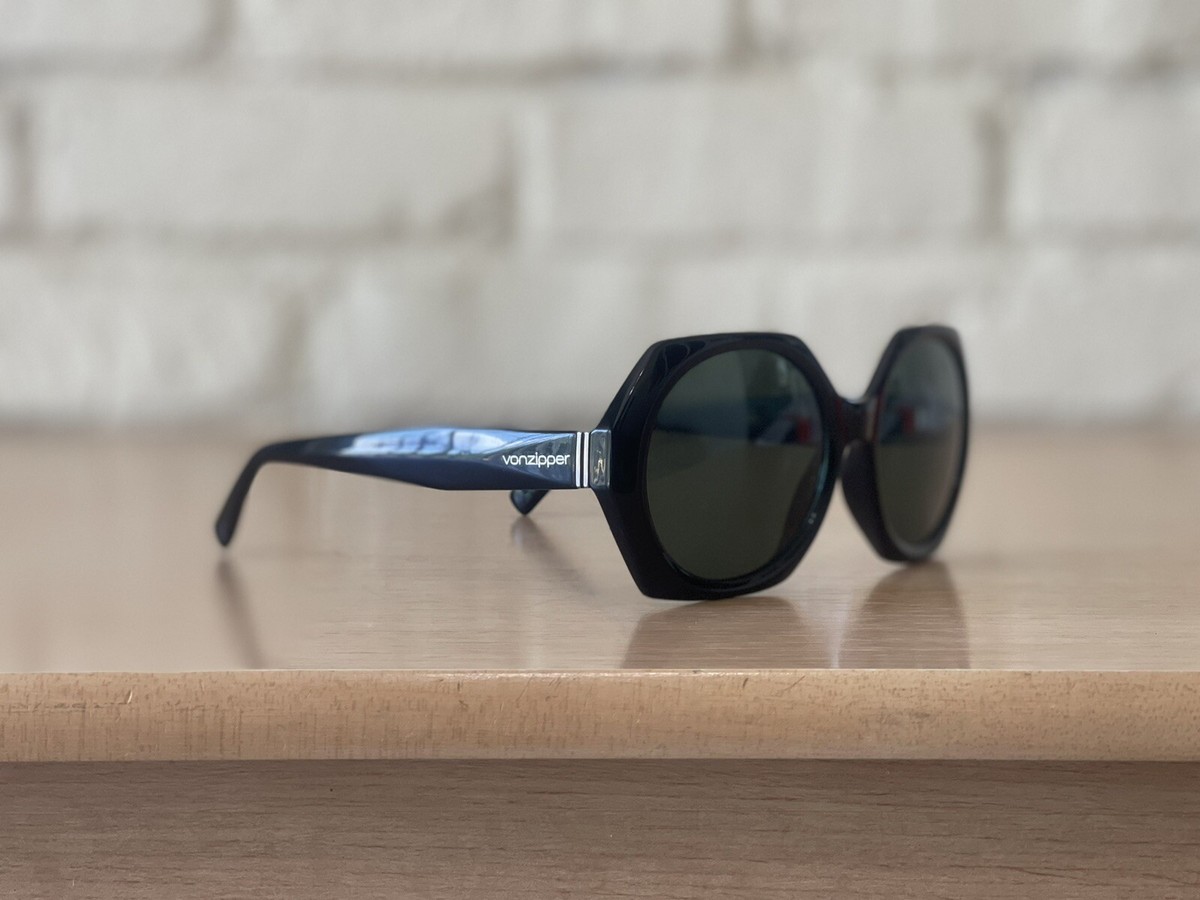 Von Zipper Buelah Sunglasses Made in Italy Black Frames 