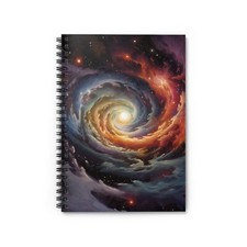 Galaxy - Spiral Notebook