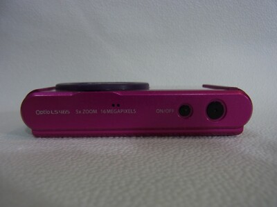 PENTAX Optio LS465,Pink,5x,2.7in,16MP,f/3.9 Excellent from JAPAN