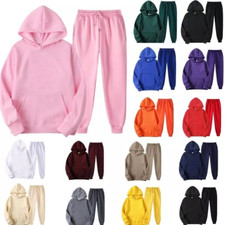 Damen Hoodie Trainingsanzug Sport Jogginganzu...