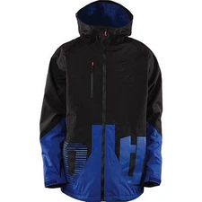 THIRTYTWO Men's DELTA Snow Jacket - Black/Blue - Medium - NWT 