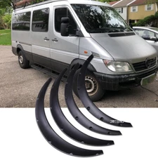4PCS Car Truck Cover Extra Wide Body Kit Wheel Fender Flares For Dodge Sprinter