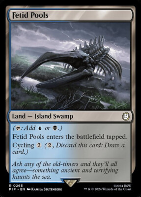 NM Fetid Pools, MTG, Fallout, Magic the Gathering, 265