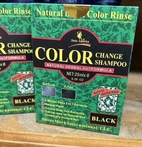 {NUOVO}✅ Shampoo cambio colore capelli neri Deity America 5,28 once, confezione da 2 - Foto 2 di 4