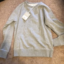 Everlane The Classic French Terry Crewneck Sweatshirt Heather Grey Sz XXS NWT